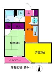 ステイタス三鷹の間取り画像
