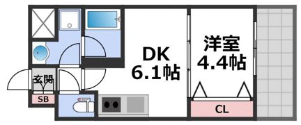 プレジオ都島の間取り画像
