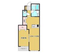 アイタウン庭瀬C棟の間取り画像