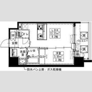 S-RESIDENCE難波西alterの間取り画像