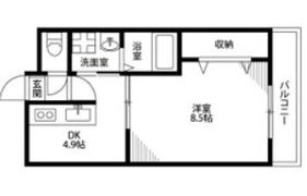 アンプルール クラージュ コリーヌシャンⅠの間取り画像