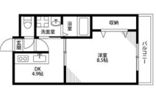 アンプルール クラージュ コリーヌシャンⅠの間取り画像