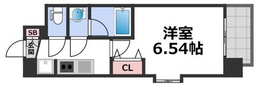 LaDouceur荒本の間取り画像