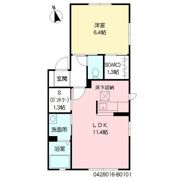 メゾンアンリシール B棟の間取り画像