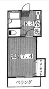 ハイツ光の間取り画像