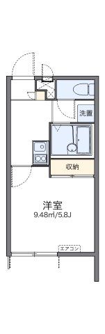 レオパレス南逆井の間取り画像