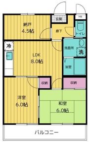 プラザ桜田Ⅱの間取り画像