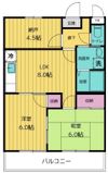 プラザ桜田Ⅱの間取り画像