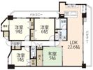 ヴェルディ庚午北弐番館公園前の間取り画像