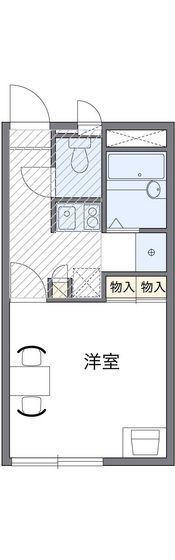 レオパレス安東の間取り画像