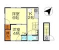 阿賀北3丁目アパートの間取り画像