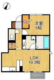 Arietta与原 B棟の間取り画像