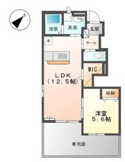 フラワーヒルズの間取り画像