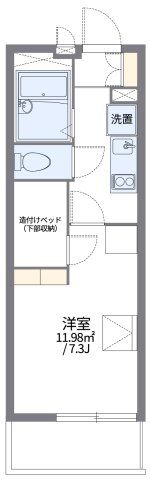 レオパレスLフェリース掛川の間取り画像