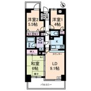 コスモ立川サングレイスの間取り画像