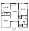 東岡山駅前貸家の間取り画像