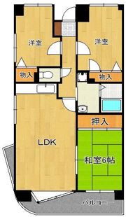 ベルカーサ守恒の間取り画像