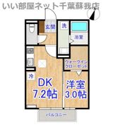 フェリシタ ドゥジェームの間取り画像