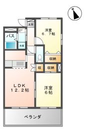 グランヒルⅡの間取り画像