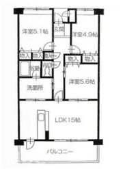 エスポワールの間取り画像