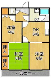 レジデンス竪林の間取り画像