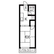 メゾンイワキの間取り画像