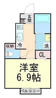 studio noirの間取り画像