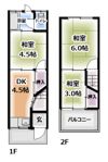 酒井貸家の間取り画像