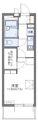 レオパレスエクセルハイムⅢの間取り画像