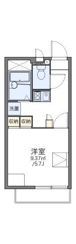 レオパレスカーサK3の間取り画像