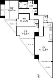 T’s garden東陽町の間取り画像