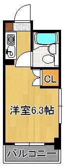 黒崎スカイマンションの間取り画像