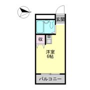 北沖洲レインボーハイツの間取り画像