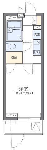 レオパレスソレイユ 箕面の間取り画像