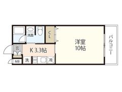 JRBハイツ矢野Ⅱ番館の間取り画像