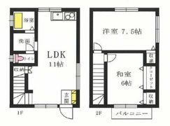 レインボータウン松ノ本Ⅰの間取り画像