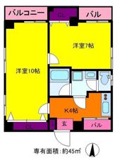 坂本マンションの間取り画像