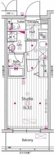 ガーラ横濱関内グランドステージの間取り画像
