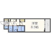 エスライズ北堀江の間取り画像