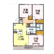 サンリット Aの間取り画像