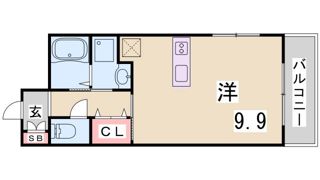 ジアコスモ神戸三宮の間取り画像