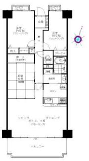 東灘コーストアヴェニュー参番の間取り画像