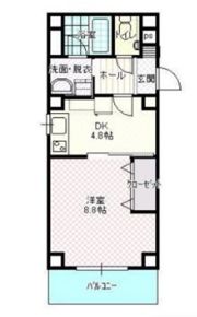 ハートフル医大南の間取り画像