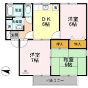 アムール A棟の間取り画像