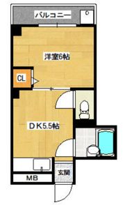 箕面コスモビルの間取り画像