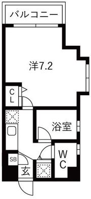 ハウスKの間取り画像