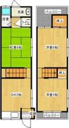 渡邊様2階建貸家の間取り画像