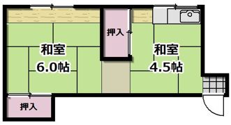 松月荘の間取り画像
