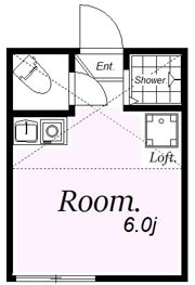 オアシス戸部Aの間取り画像