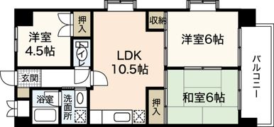 アミティ己斐の間取り画像